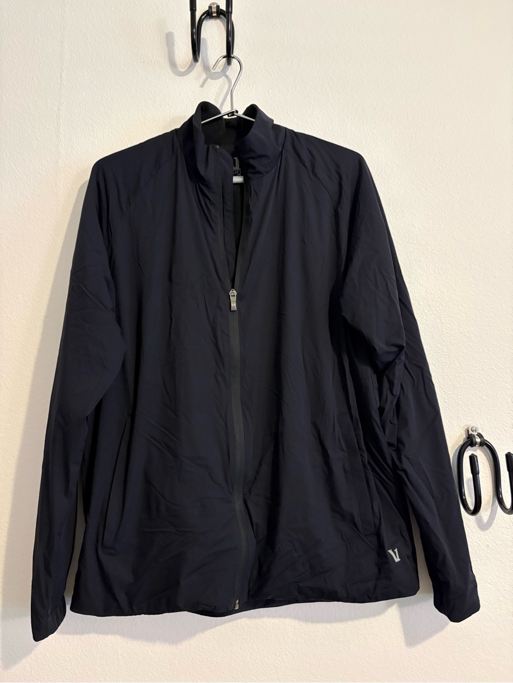 Vuori Men's Black Lightweight Windbreaker Jacket